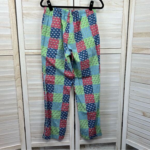 Vineyard Vines Sleepwear Patchwork Christmas Pajama PJ Pants Small - Picture 6 of 9
